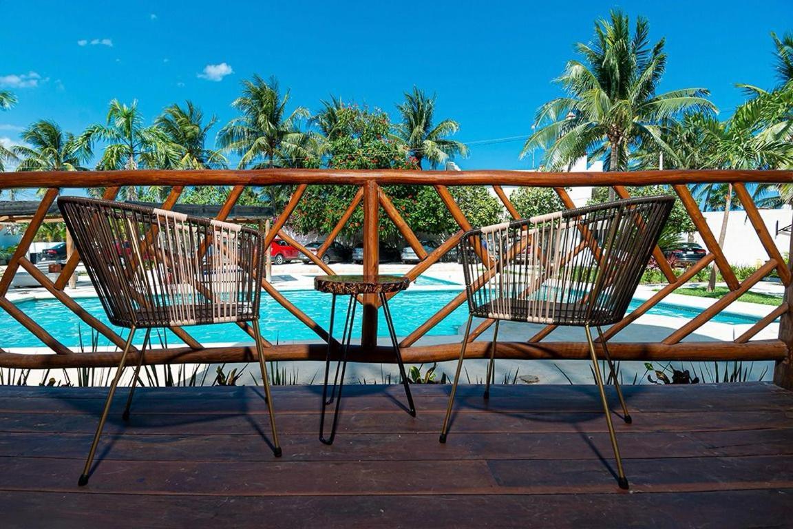Kabanas & Beach Club Ojo De Agua Puerto Morelos Exteriér fotografie