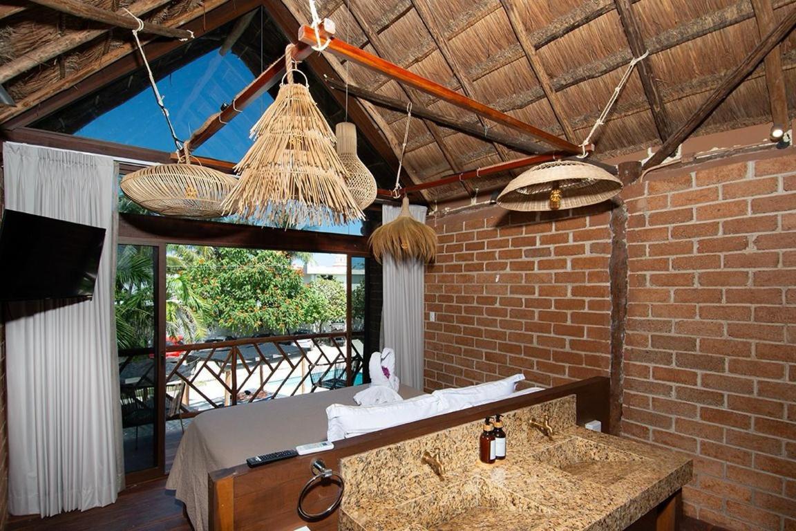 Kabanas & Beach Club Ojo De Agua Puerto Morelos Exteriér fotografie